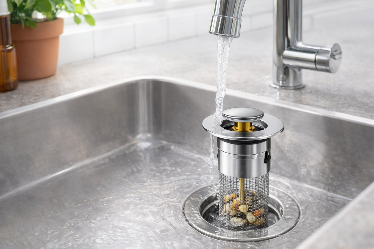 Universal Sink Hair Catcher