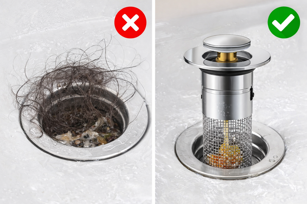 Universal Sink Hair Catcher