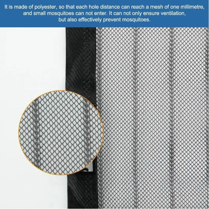 Magnetic Mesh Screen Door
