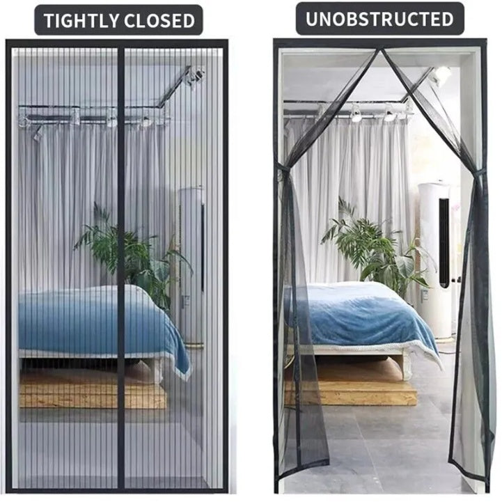 Magnetic Mesh Screen Door