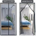Magnetic Mesh Screen Door